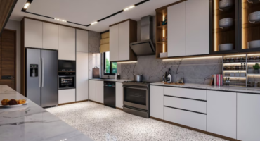 Custom kitchen remodel in Dubai