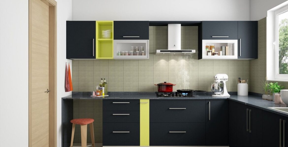 L-Shaped Modular Kitchen