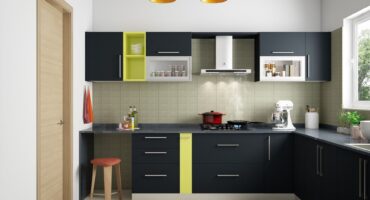 L-Shaped Modular Kitchen