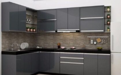 Stylish Culinary Haven with L-Shaped Modular Kitchen Designs