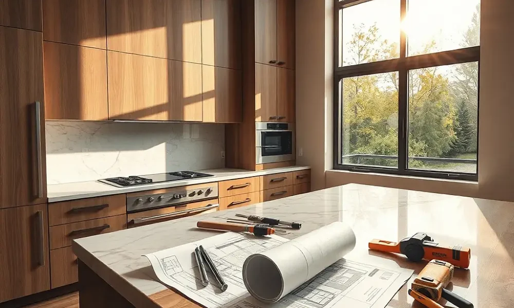 What are the Major Steps Involved in the Kitchen Renovation Service?