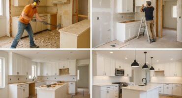 What are the Major Steps Involved in the Kitchen Renovation Service?