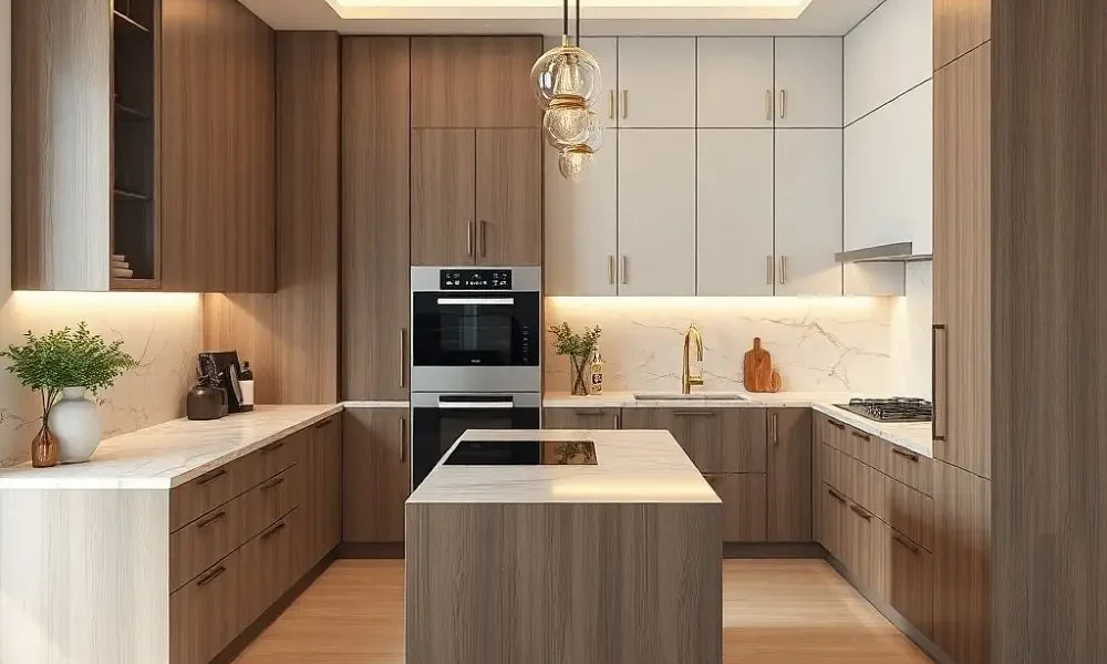 How to Plan an Efficient Workflow in an L-Shaped Modular Kitchen?