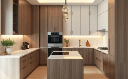 How to Plan an Efficient Workflow in an L-Shaped Modular Kitchen?