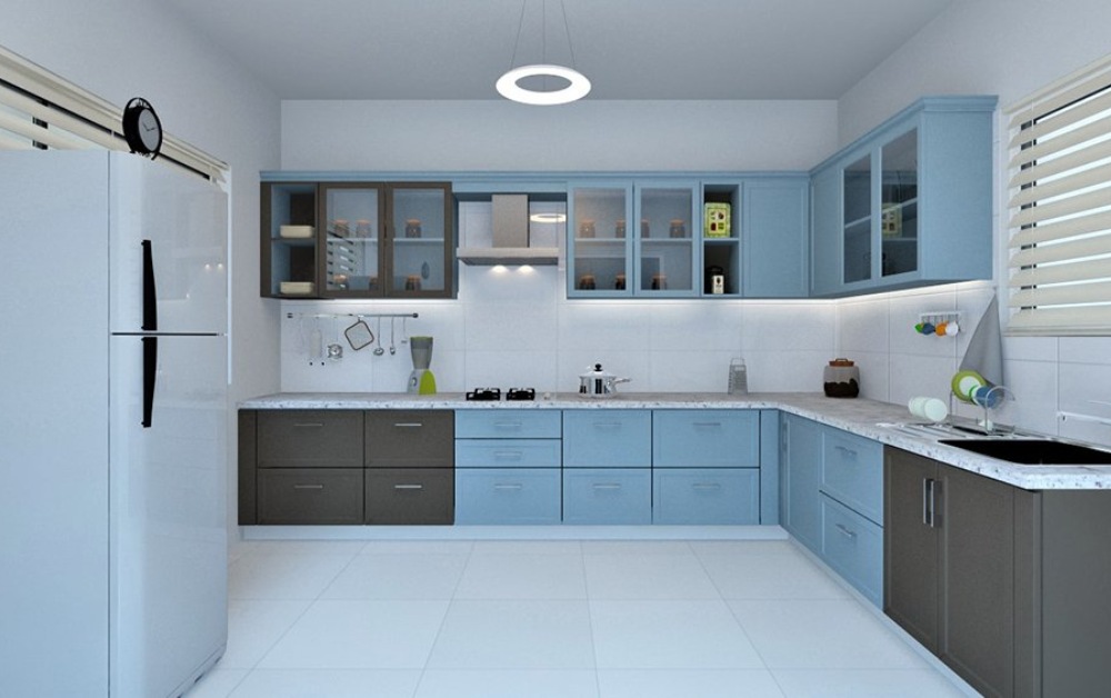 Understanding the Work Triangle in an L-Shaped Modular Kitchen