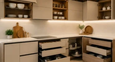 What factors should you consider when selecting kitchen cabinet hardware?