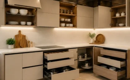 What factors should you consider when selecting kitchen cabinet hardware?