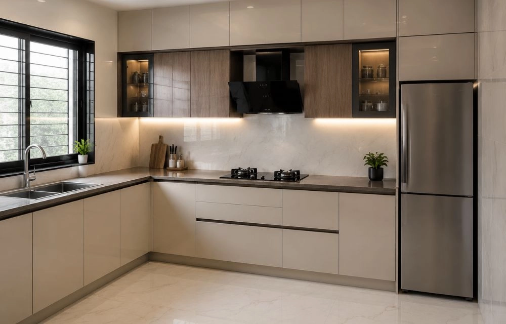 Why an L-Shaped Modular Kitchen for Dubai