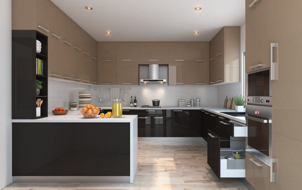 Straight Style Modular Kitchen for Dubai Homes