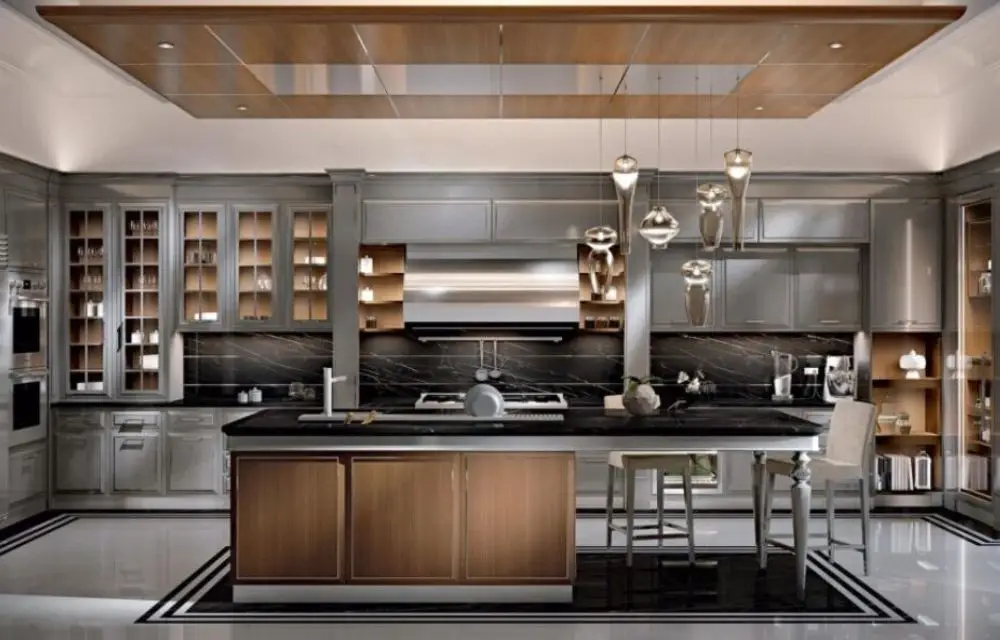 Italian Style Modular Kitchen for Dubai Homes