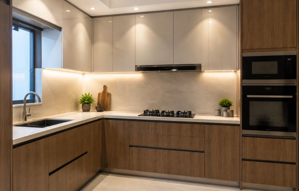 Stained Kitchen Cabinets