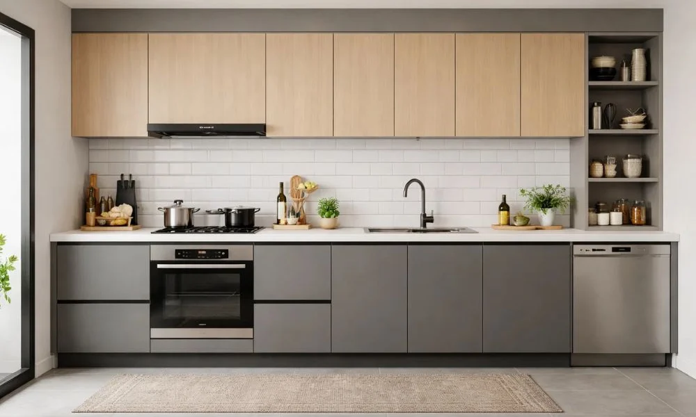 Smart Straight-Line Kitchen Layouts for Modern Homes