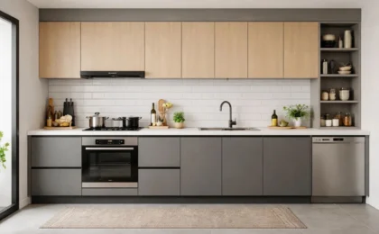 Smart Straight-Line Kitchen Layouts for Modern Homes