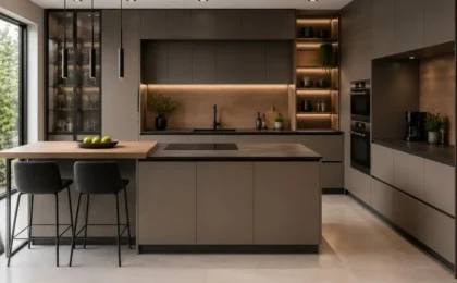 Elegant German Style Modular Kitchen Designs in UAE