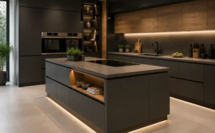 Modern German Style Modular Kitchen Designs for Elegant Living